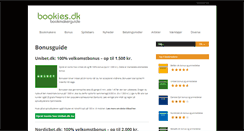 Desktop Screenshot of bookies.dk