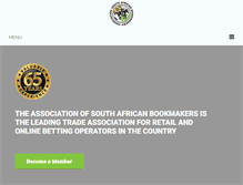 Tablet Screenshot of bookies.co.za